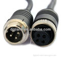 4 pin aviation extension cable for viewing fish finder underwater fishing camera